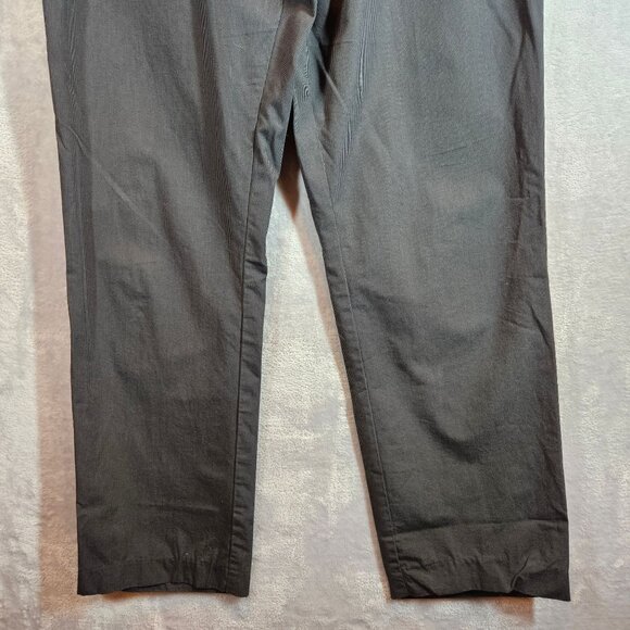 Banana Republic Tailored Slim Fit Mens Dress Pants 36x34 Gray Micro Houndstooth - Picture 3 of 15